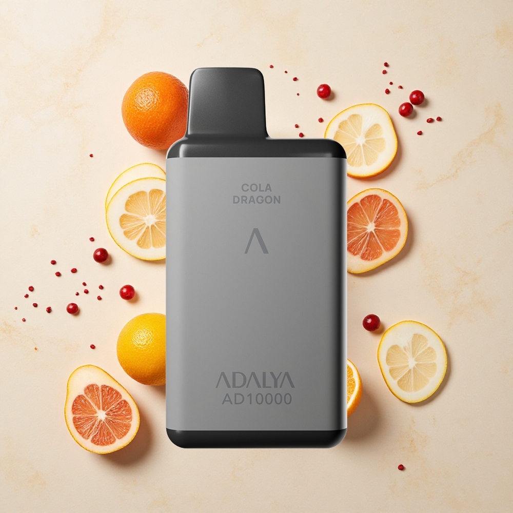 Adalya AD 10000 Dragón Cola Gris Espacial con Luz Azul