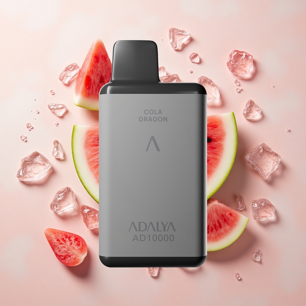 Adalya AD 10000 Sandía Helada Gris Espacial Recargable