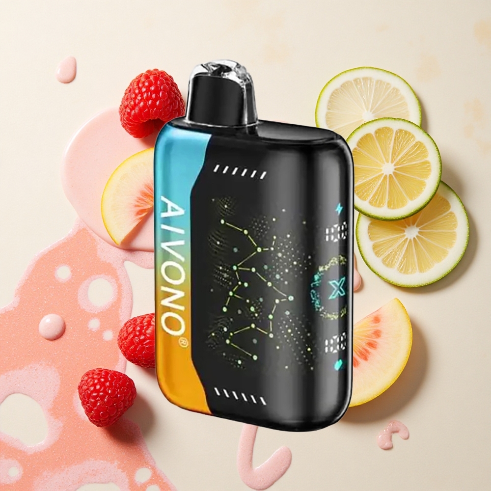 Aivono Aim Boom 25000 Frambuesa Durazno Lima 28ml 650mAh