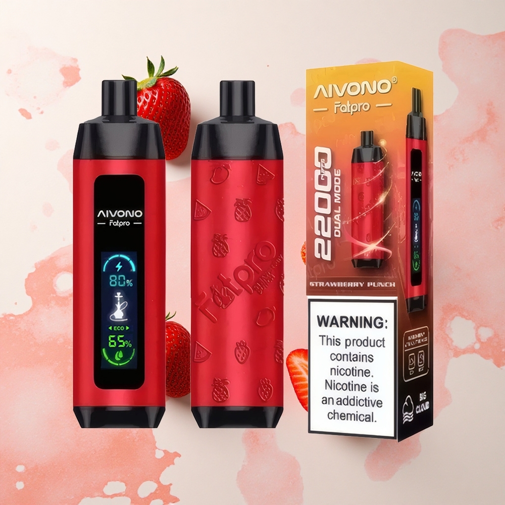 Aivono Aim Fatpro 22000 Fresa Golpe con 5% Nicotina y Doble Modo Eco/Boost
