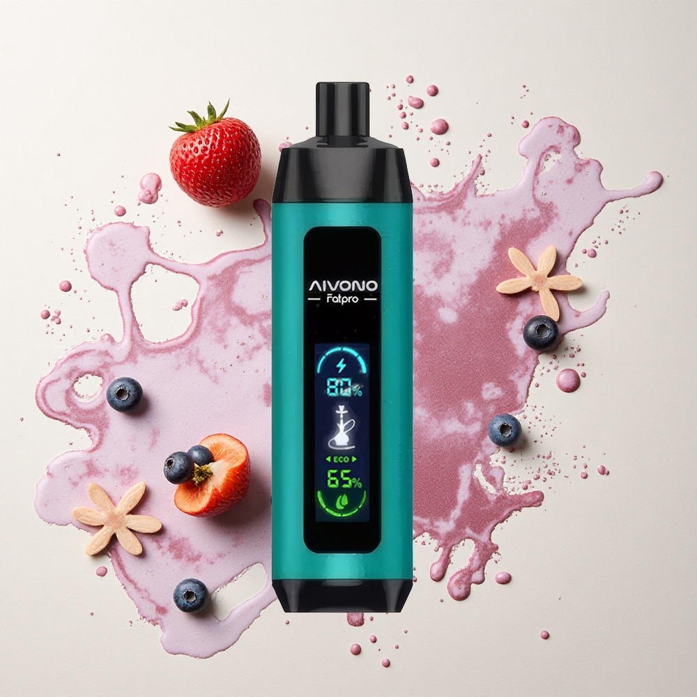 Aivono Aim Fatpro 22000 Pistola de Arándano con Glicerina Vegetal y Sabores Naturales
