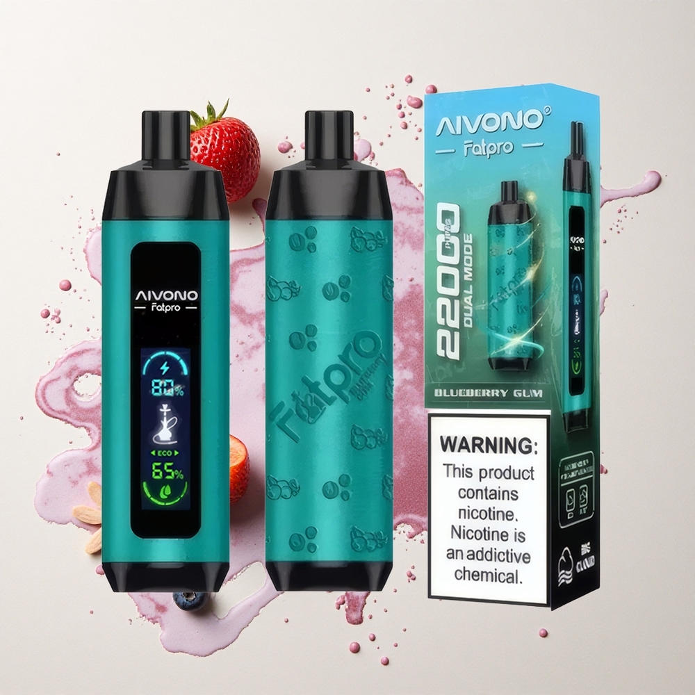 Aivono Aim Fatpro 22000 Pistola de Arándano con Glicerina Vegetal y Sabores Naturales