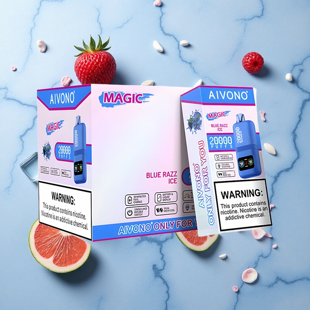 Aivono Aim Magic 20000 Azul Frambuesa Hielo con Dual Mesh y Tipo-C Recargable