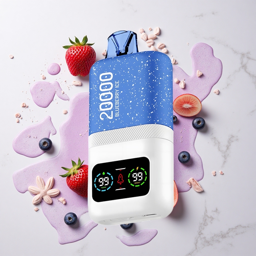 Aivono Aim Magic 20000 Helado de Arándano con Doble Malla y Pantalla LCD