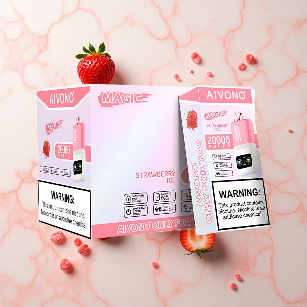 Aivono Aim Magic 20000 Helado de Fresa con Doble Malla