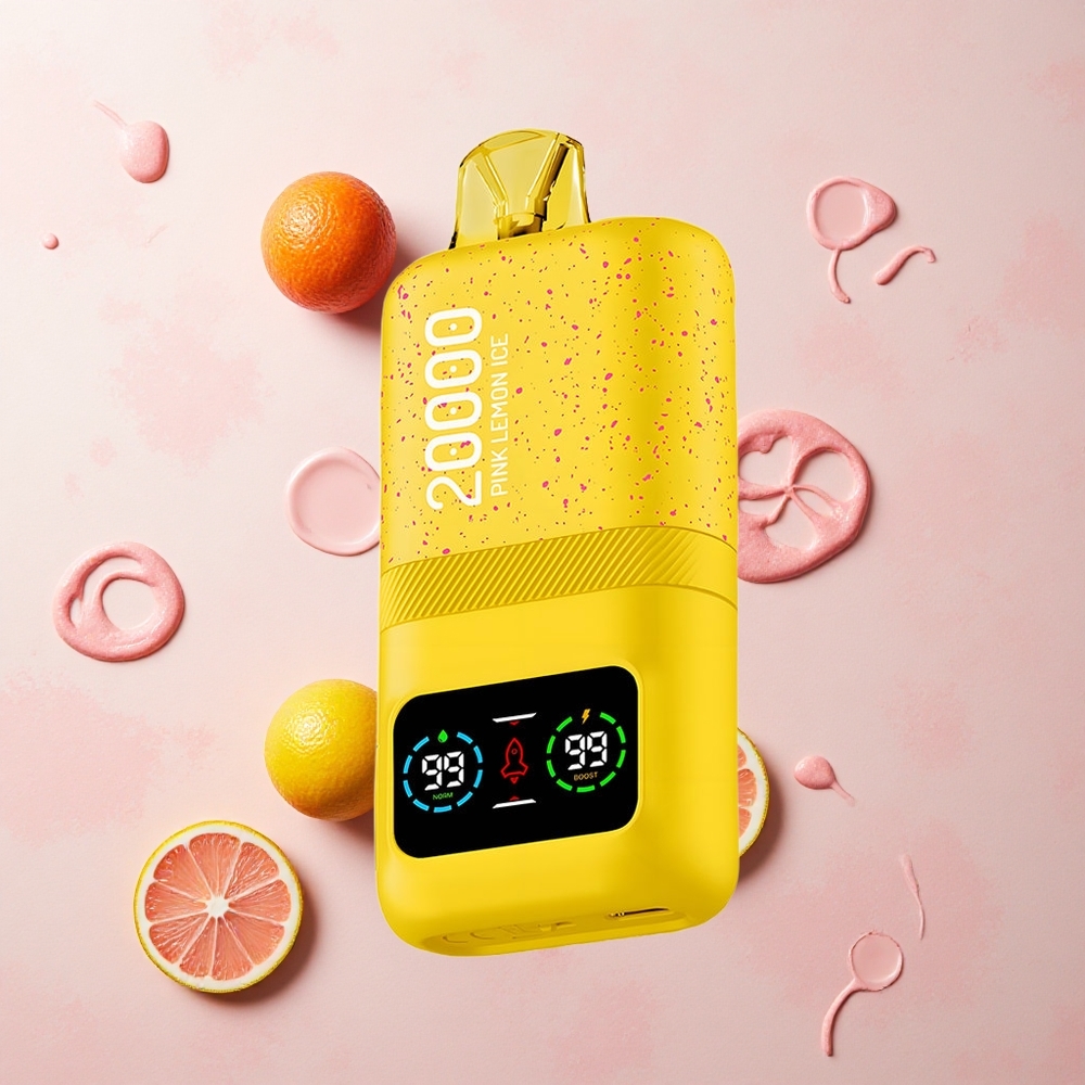 Aivono Aim Magic 20000 Limón Rosa Helado con Dual Malla y Tipo-C Recargable