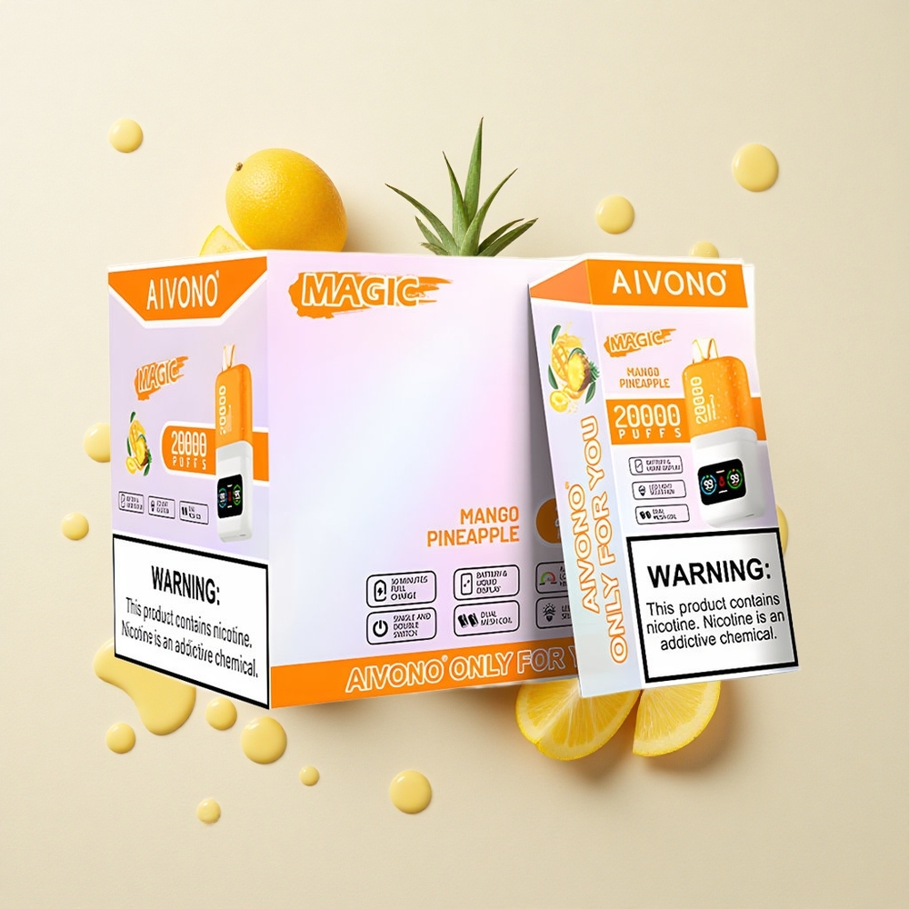 Aivono Aim Magic 20000 Mango Piña con Doble Malla y Pantalla LCD