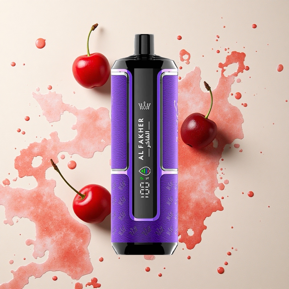 Al Fakher Crown Bar 15K Hypermax Cherry Fiesta Portátil Ligero