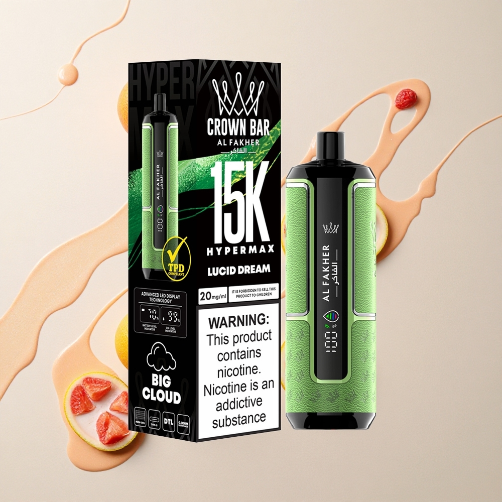 Al Fakher Crown Bar 15K Hypermax Sueño Lúcido 22ml 600mAh