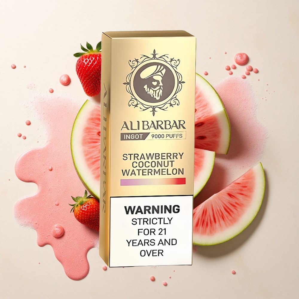 Alibarbar Ingot 9000 Fresa Coco Sandía con 22ml y 2350mah