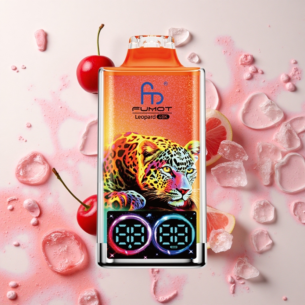 Fumot Leopard 40K Helado de Cereza con 5% Nicotina y Batería 700mAh