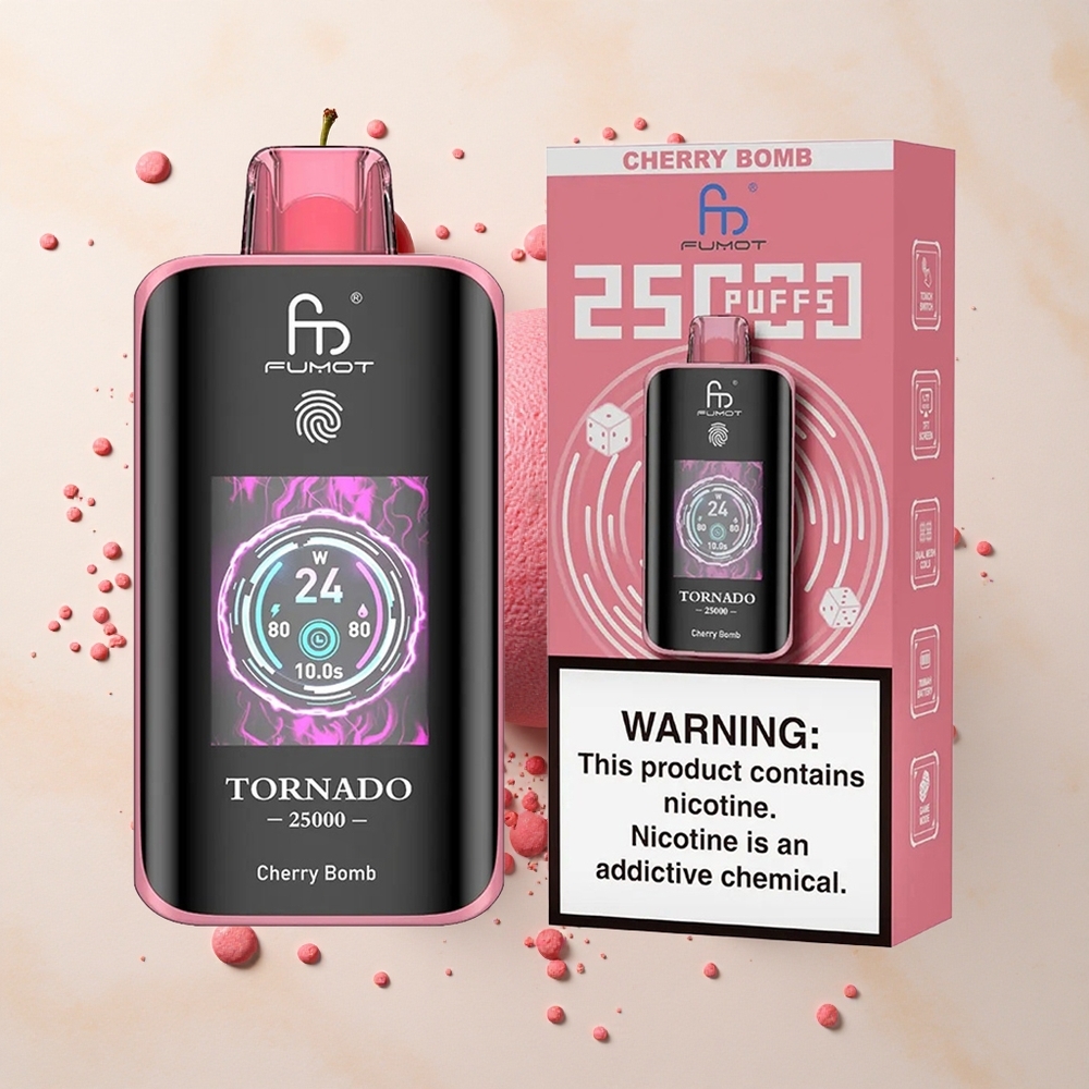Fumot Tornado 25000 Bomba Cereza HD 700mAh