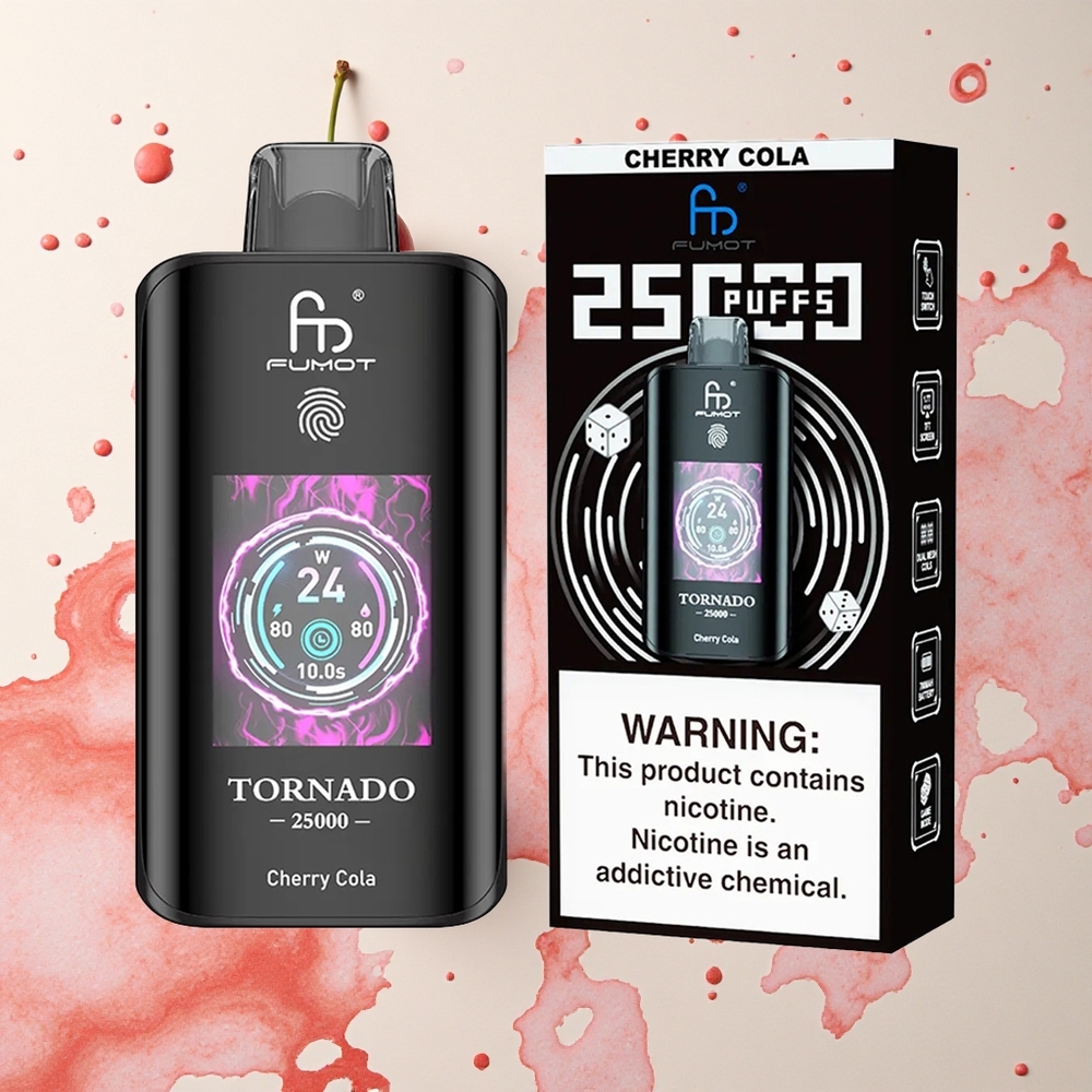 Fumot Tornado 25000 Colada Cereza HD 700mAh