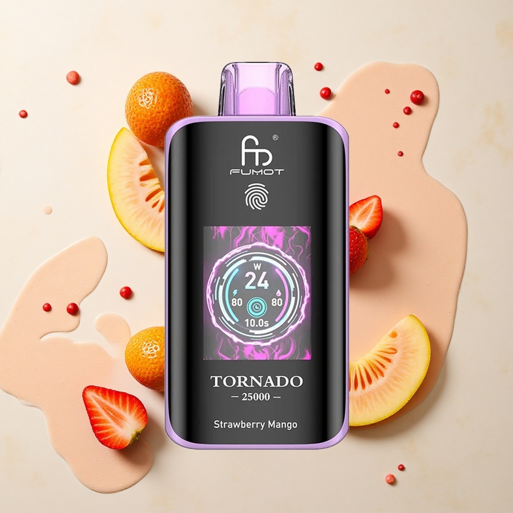 Fumot Tornado 25000 Fresa Mango HD Tipo-C