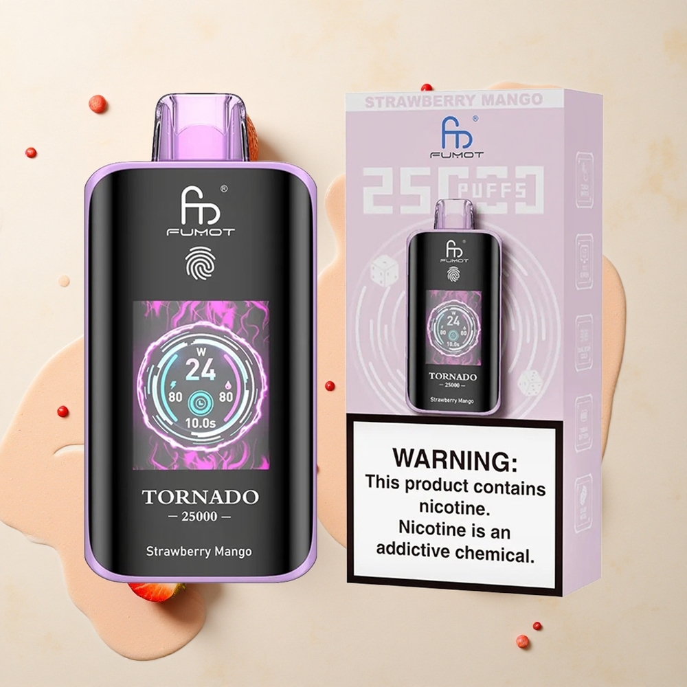 Fumot Tornado 25000 Fresa Mango HD Tipo-C