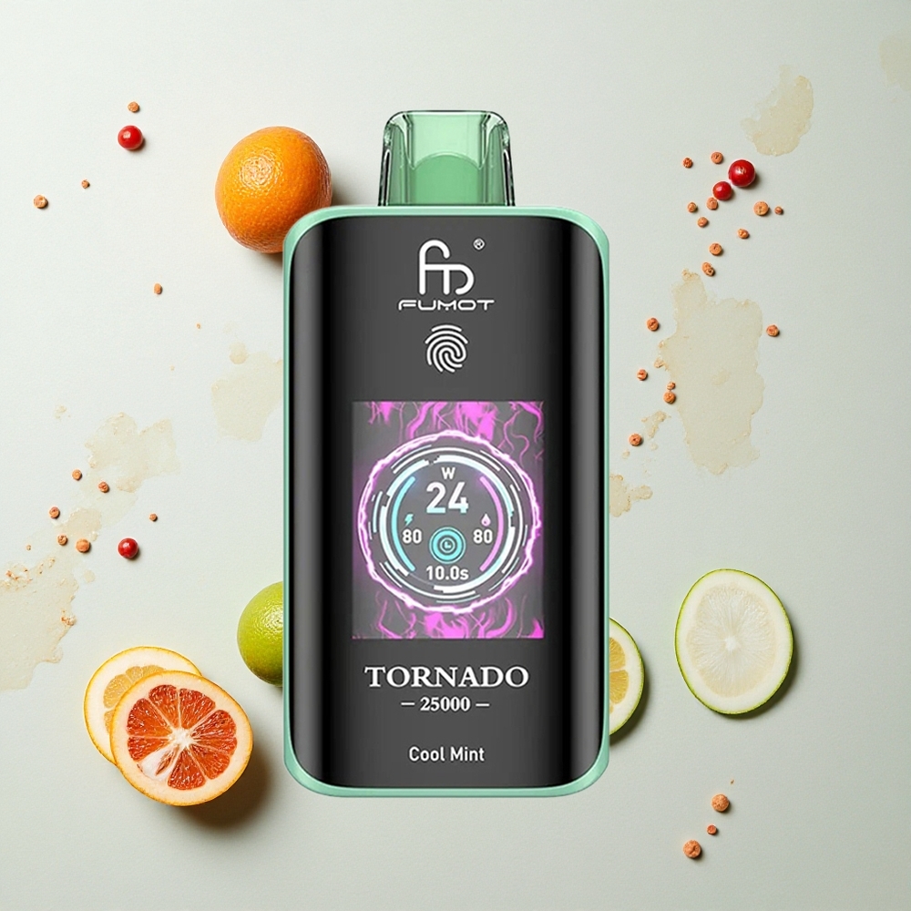 Fumot Tornado 25000 Menta Fresca HD con Batería Recargable
