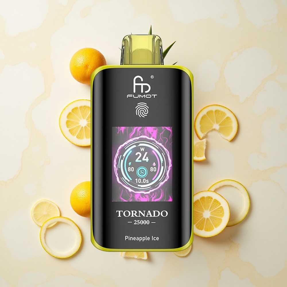 Fumot Tornado 25000 Piña Hielo Pantalla HD Batería Recargable