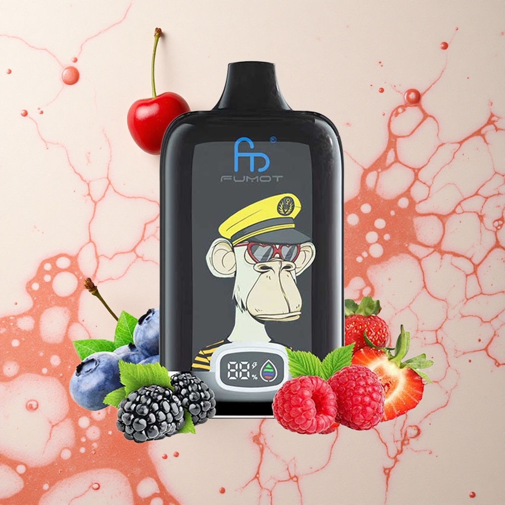 Fumot Tornado Digital Box 12000 Cereza Tornado Digital 20ml Tipo-C