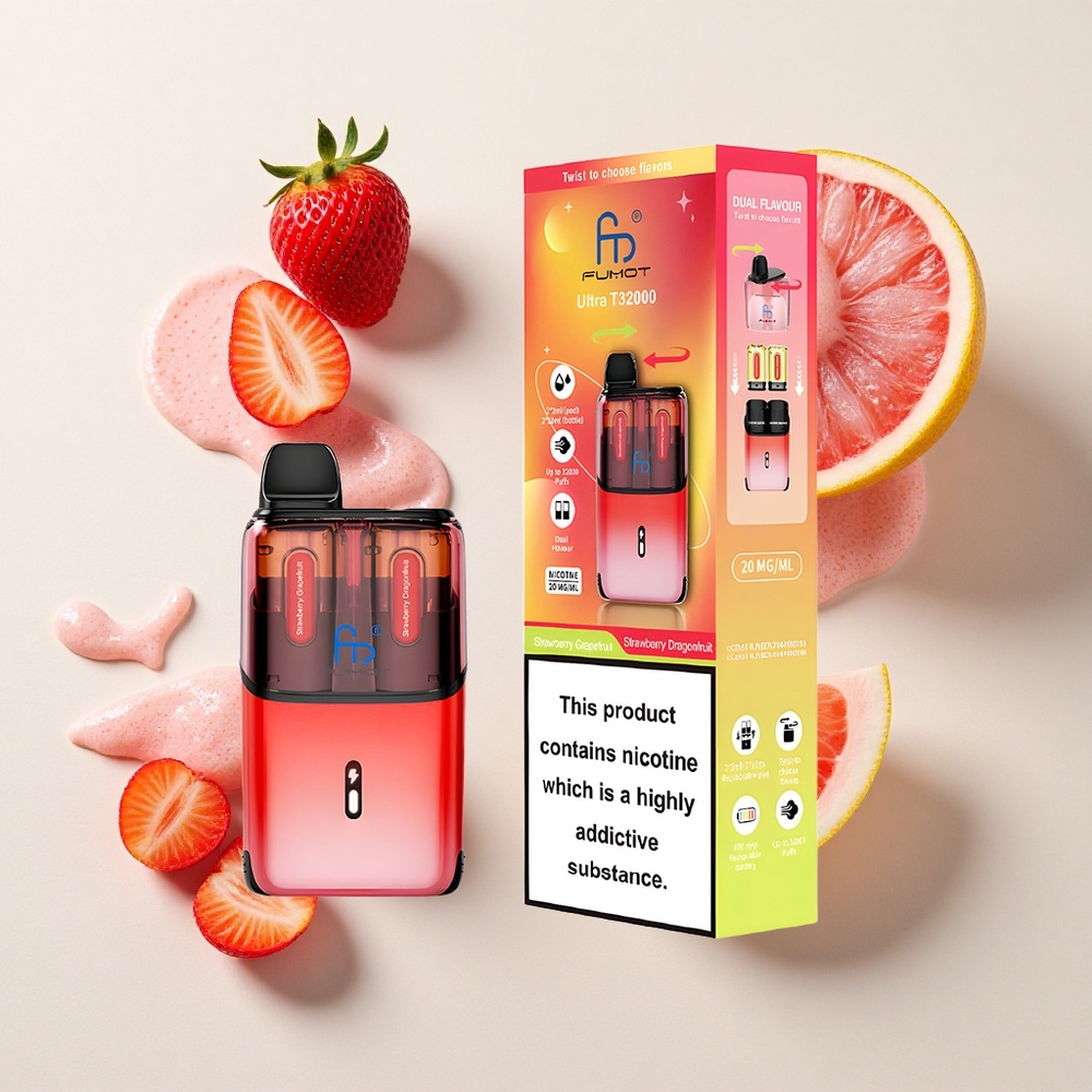 Fumot Ultra T32000 Fresa Pomelo Rosa - Fresa Pitahaya con 24ml y 20mg