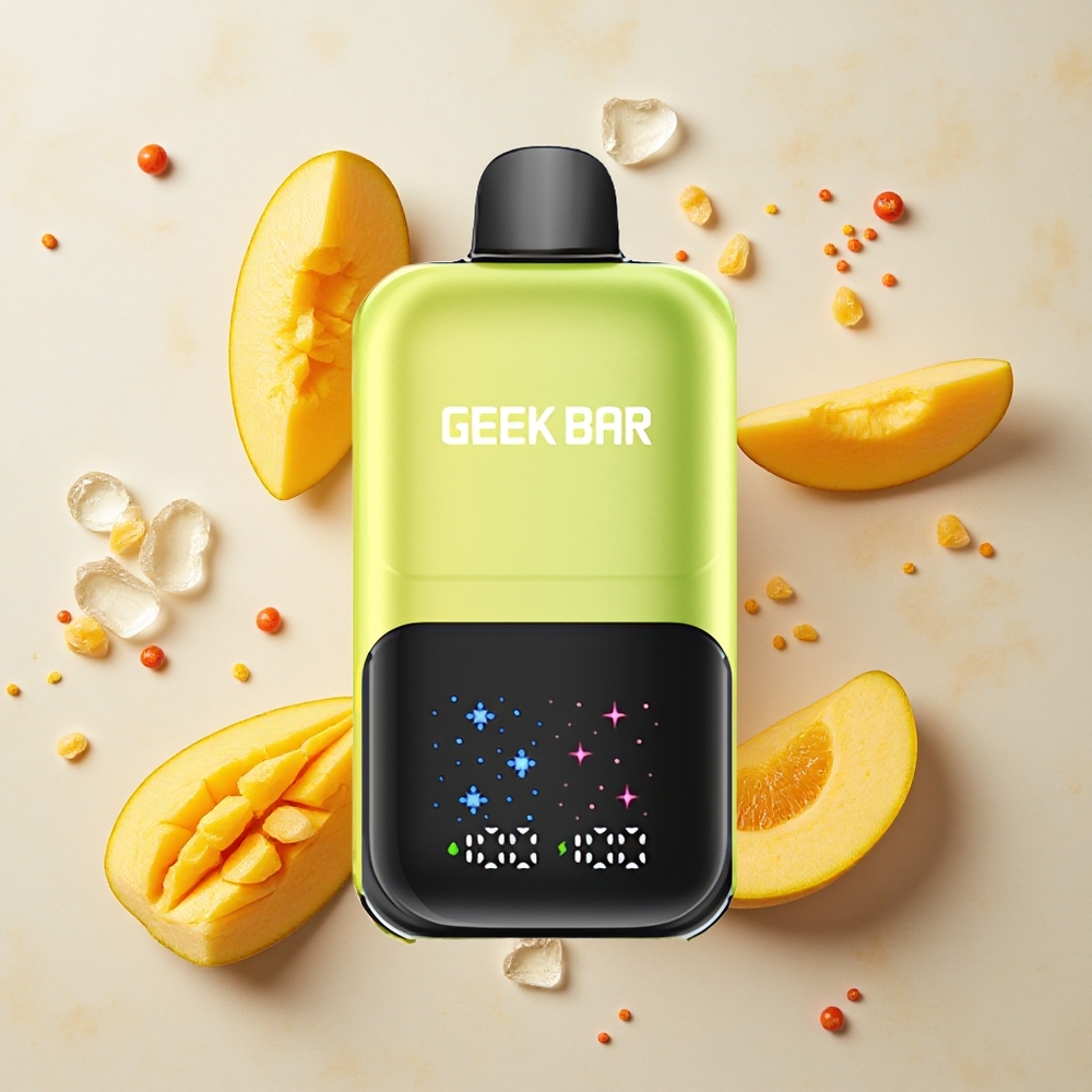 GEEK BAR 2GO 20ml 50000 Helado de Mango México con Pantalla Interactiva y Sabores Ajustables