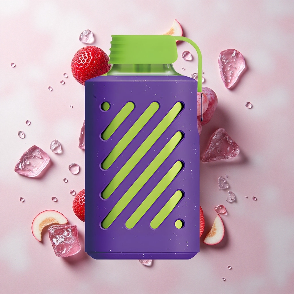 VOZOL GEAR 10000 Helado de Uva con Capacidad de Líquido Aumentada y Bobina VAMT Mesh