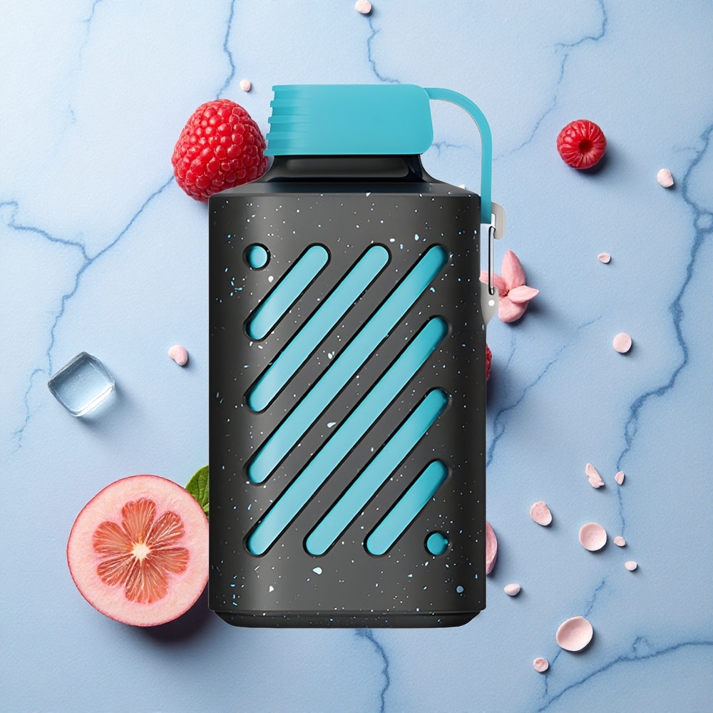 VOZOL GEAR 10000 Hielo Frambuesa Azul con Capacidad Líquida Aumentada y Bobina Mesh VAMT