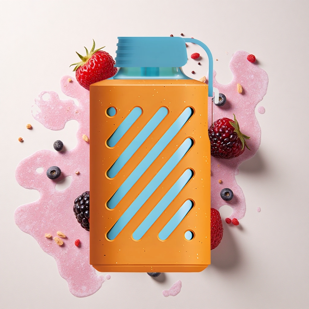 VOZOL GEAR 10000 Zarzamora Helada Vape Desechable con Capacidad Líquida Aumentada y Materiales PCR