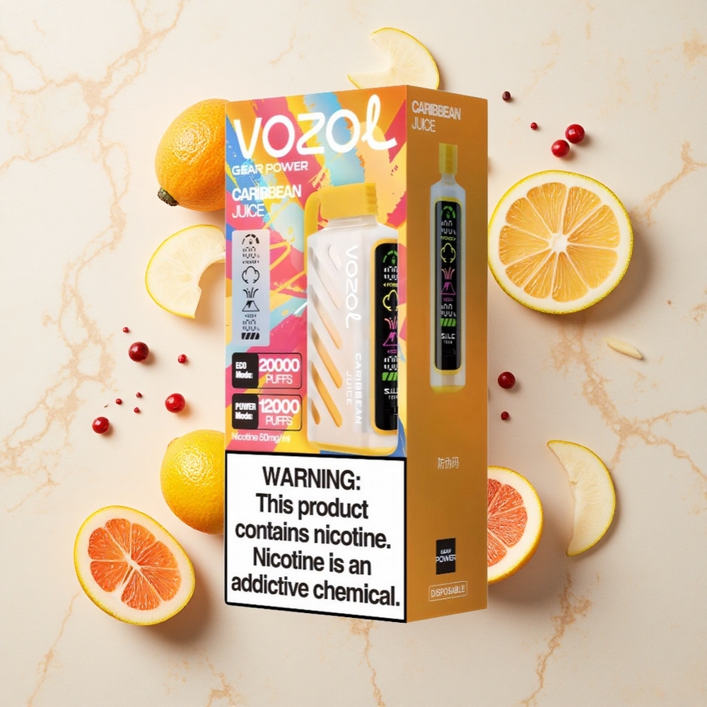 VOZOL Gear Power 20000 Jugo Caribeño con Dual Mesh y 20mL