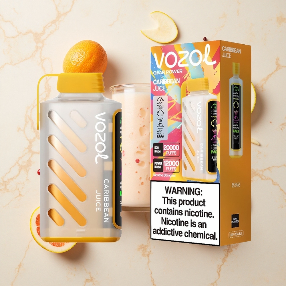 VOZOL Gear Power 20000 Jugo Caribeño con Dual Mesh y 20mL