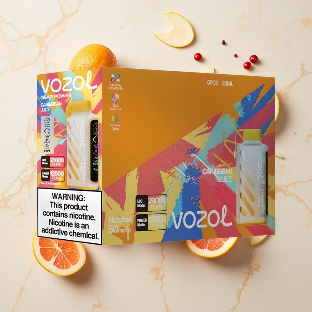 VOZOL Gear Power 20000 Jugo Caribeño con Dual Mesh y 20mL
