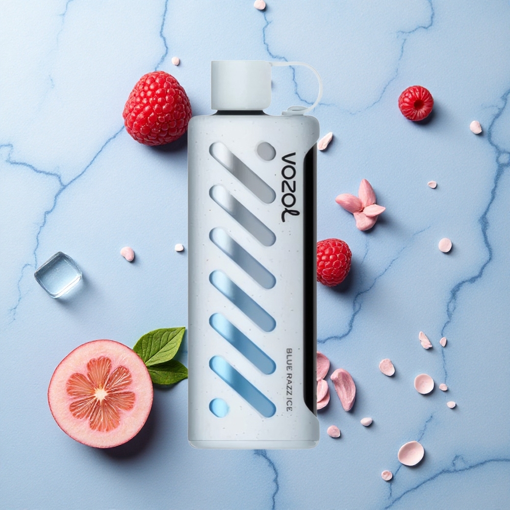 VOZOL Gear Shisha 25000 Helado Frambuesa Azul con Doble Malla y 5mg/ml