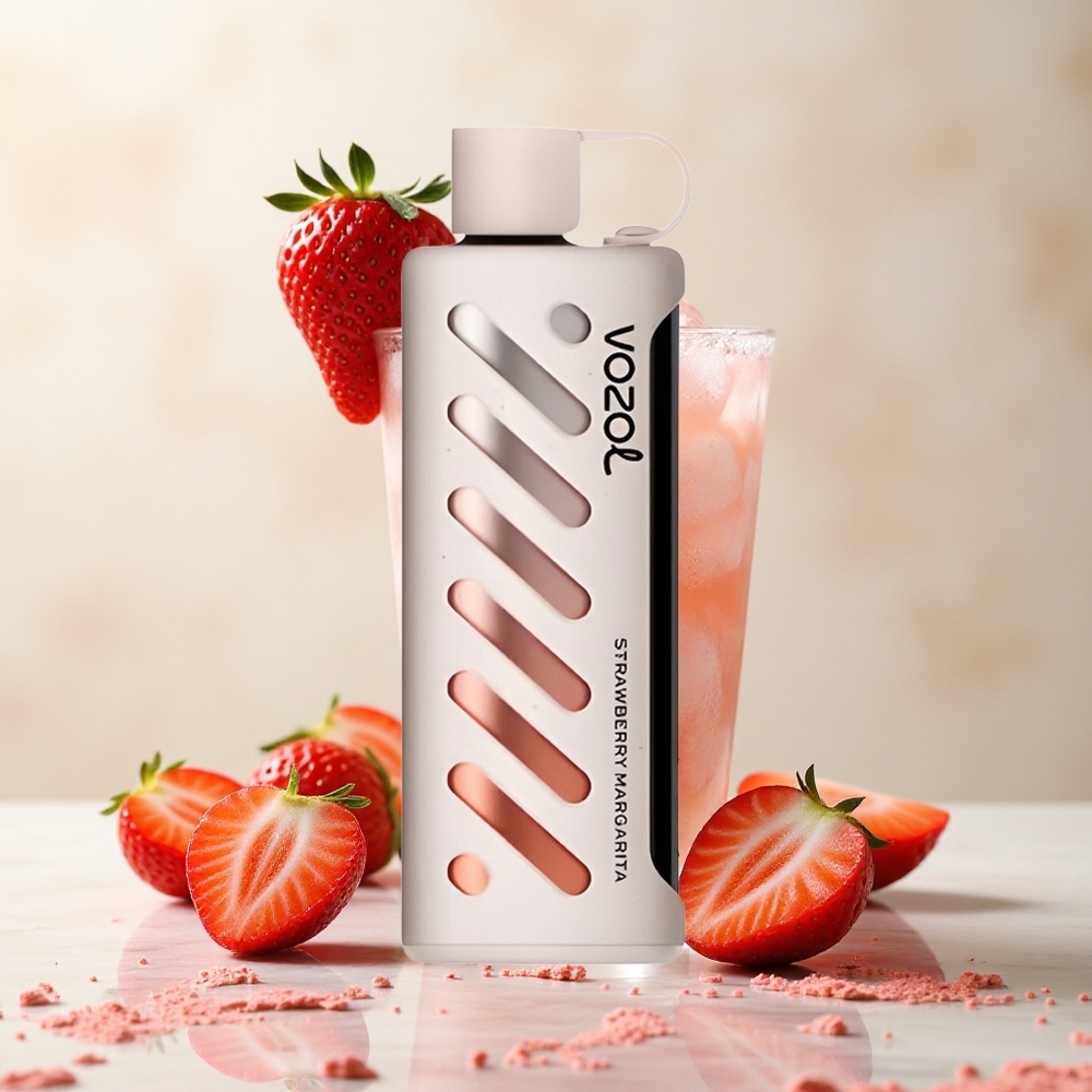 VOZOL Gear Shisha 25000 Margarita de Fresa con Chip Inteligente y Doble Malla