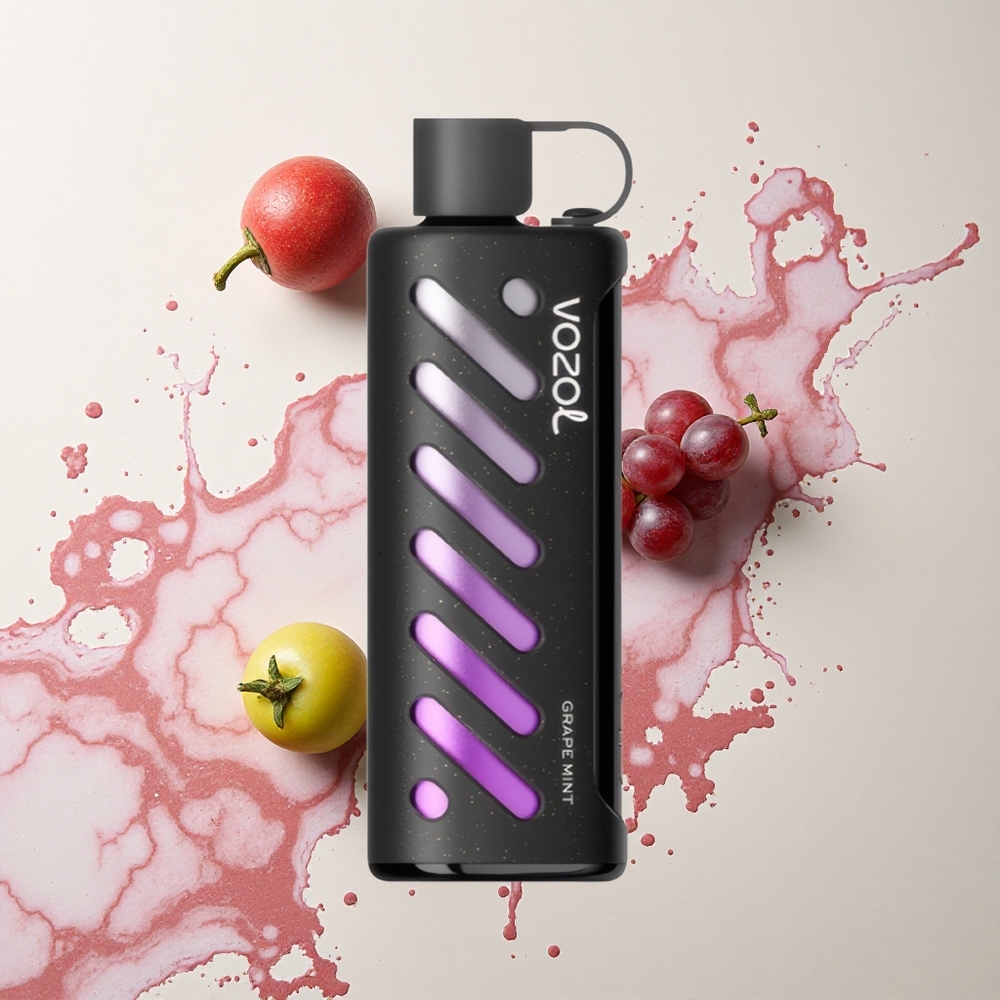 VOZOL Gear Shisha 25000 Menta Uva Doble Malla Tech Inteligente