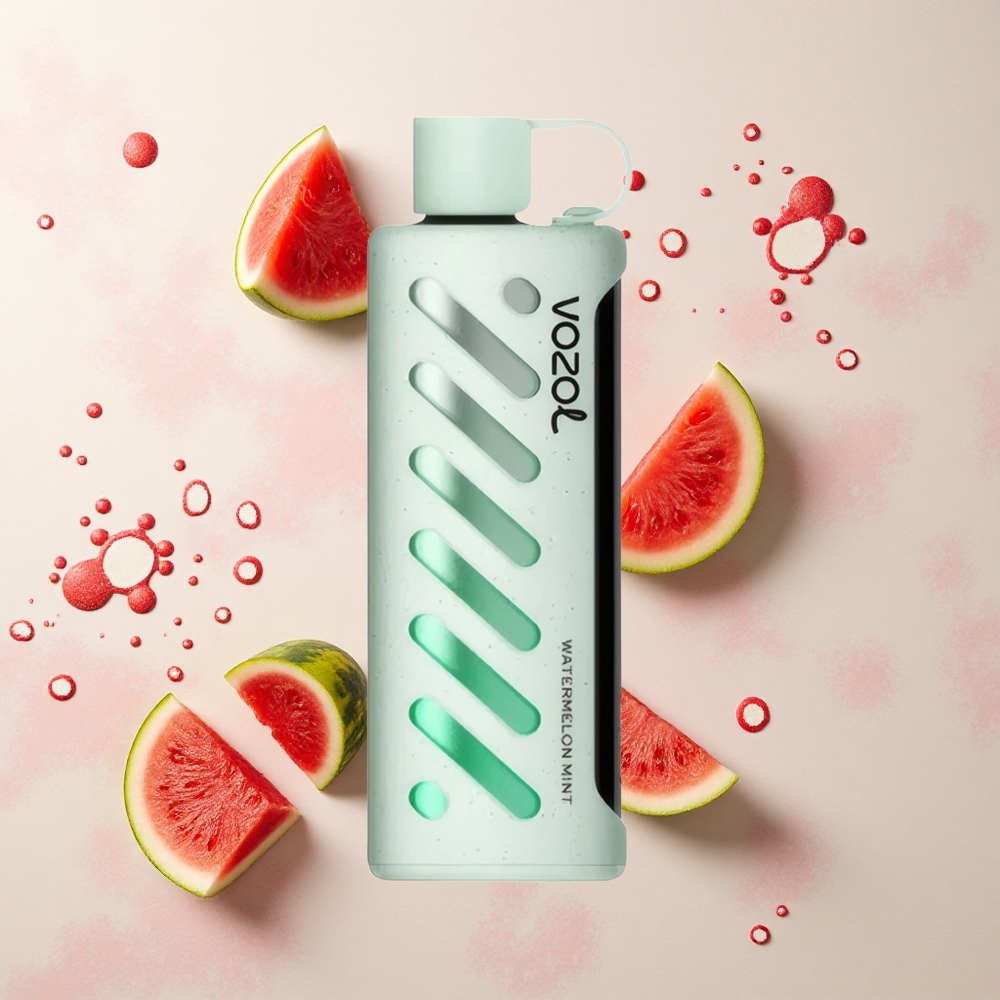 VOZOL Gear Shisha 25000 Sandía Menta con Dual Mesh y 5mg/ml