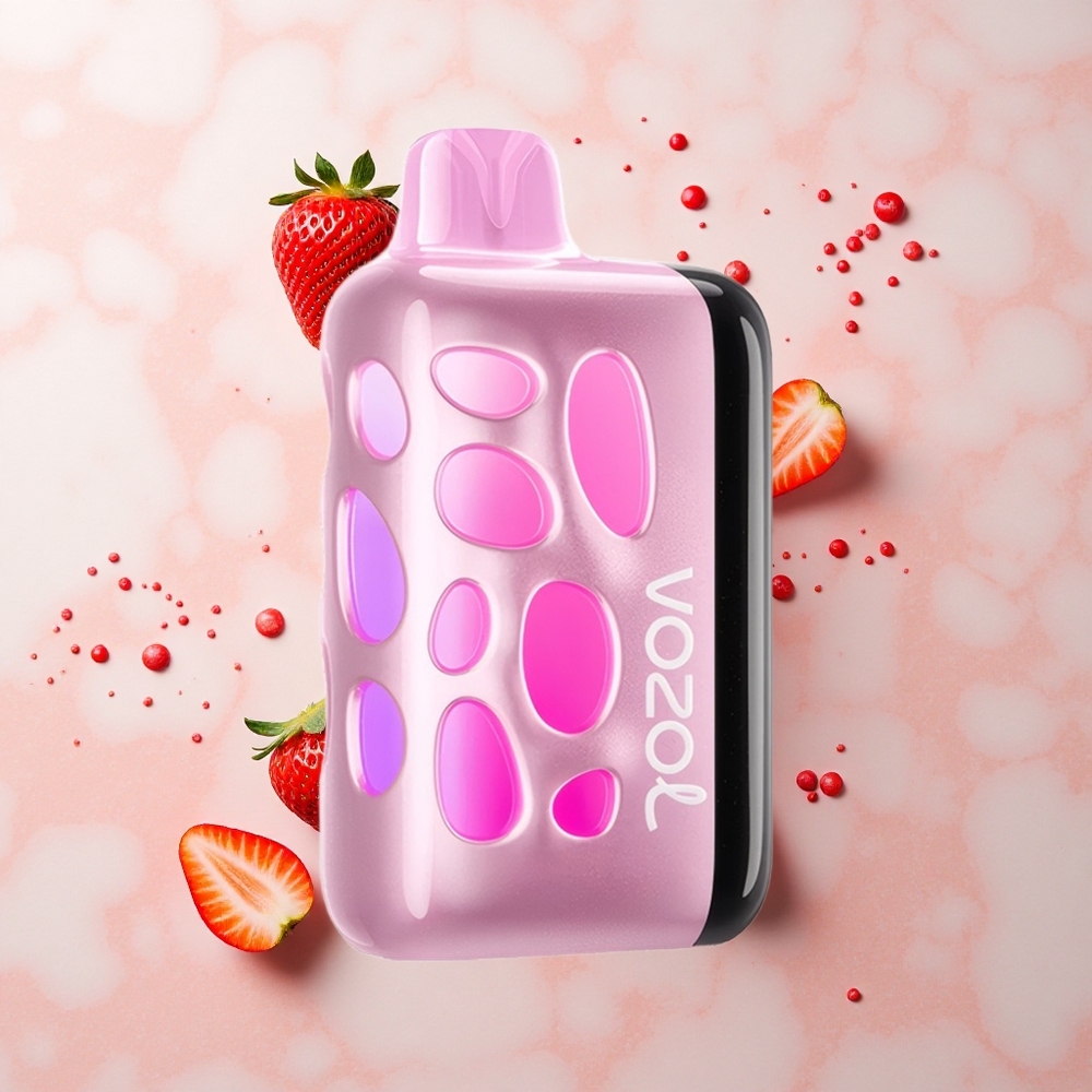 VOZOL RAVE 40000 Helado de Fresa con Brillo Vibrante y Animación de Eclipse