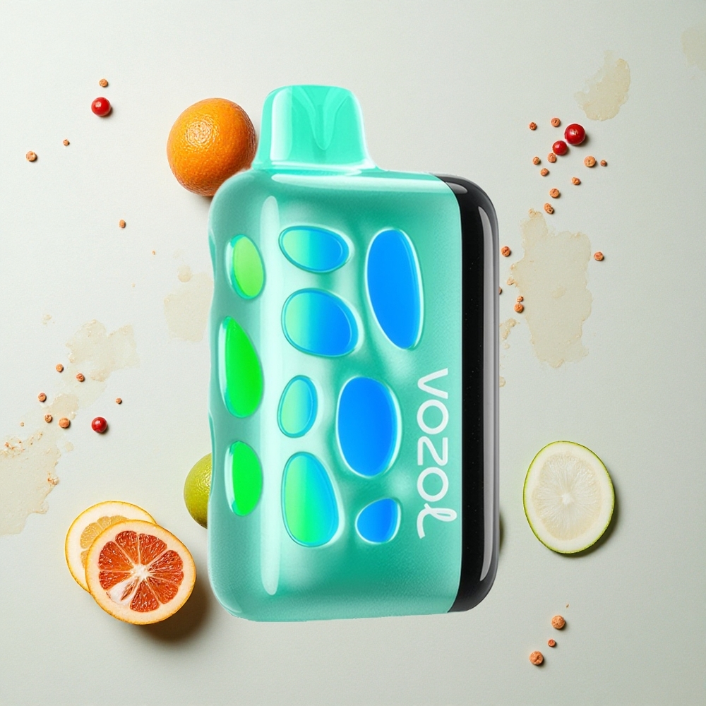 VOZOL RAVE 40000 Menta Fresca Vape Desechable con Carga Rápida y Animación Eclipse