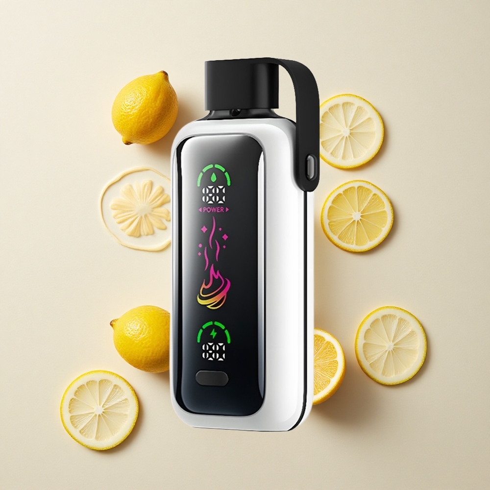 VOZOL Star 20000 Limón Perfumado con Pantalla HD y Doble Malla