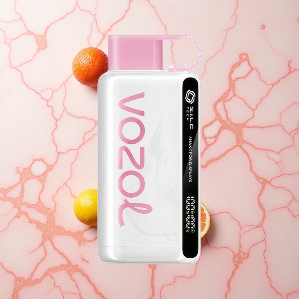 VOZOL STAR 9000/12000 Limón Rosa Recargable Rápido y Reciclado