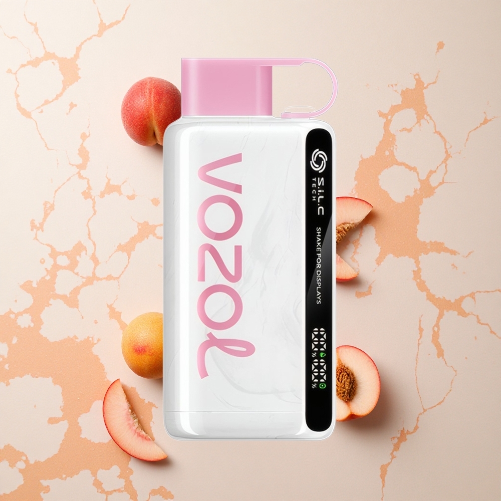 VOZOL STAR 9000/12000 Melocotón Hielo con Carga Rápida y Boca Protegida