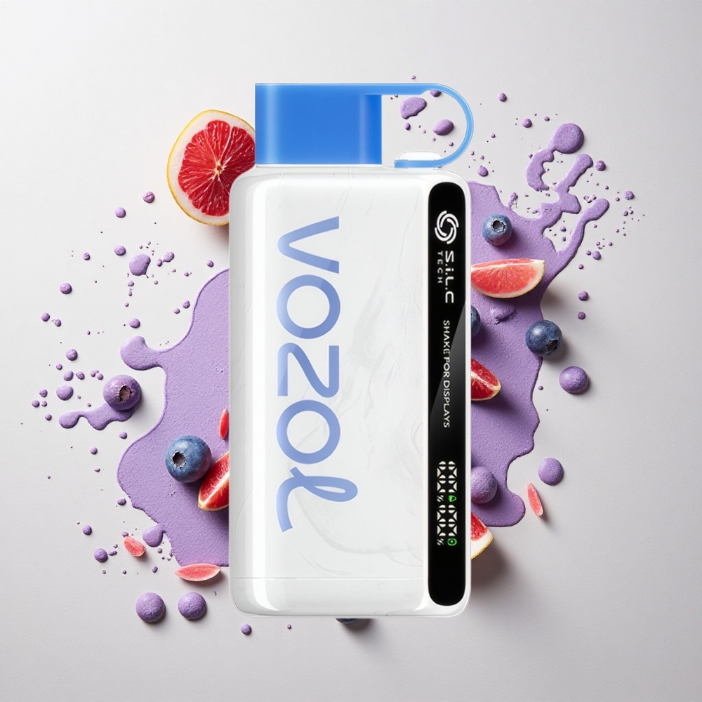 VOZOL STAR 9000/12000 Tormenta de Arándanos con Carga Rápida y Boca Protegida