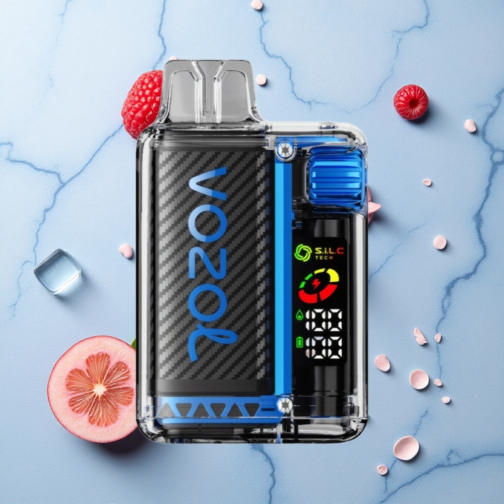 VOZOL Vista 20000 Azul Frambuesa Hielo con Batería Recargable y Ajuste de Potencia