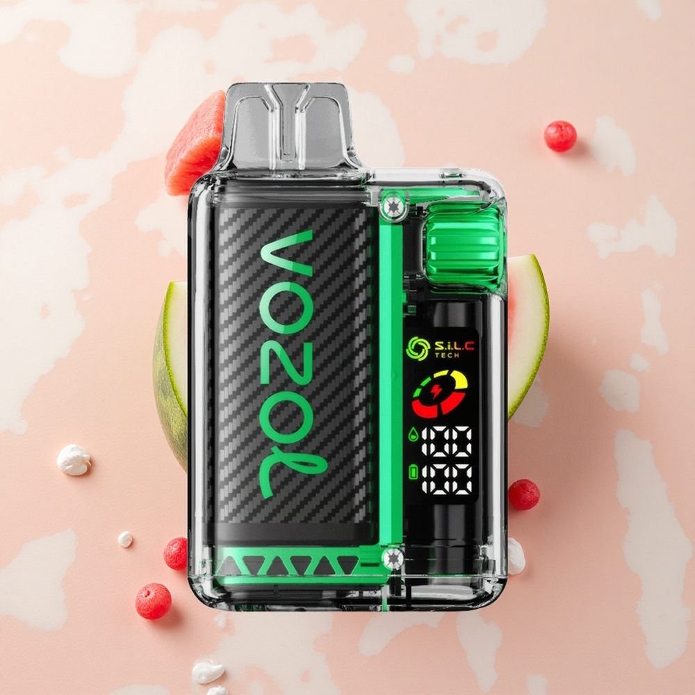 VOZOL Vista 20000 Chicle de Sandía con Batería Recargable y Ajuste de Vatios