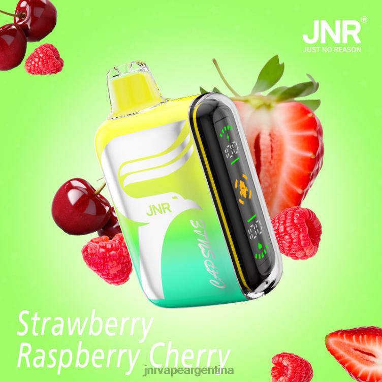 JNR cápsula | JNR Vape Nicotine Content fresa frambuesa cereza F8NN069