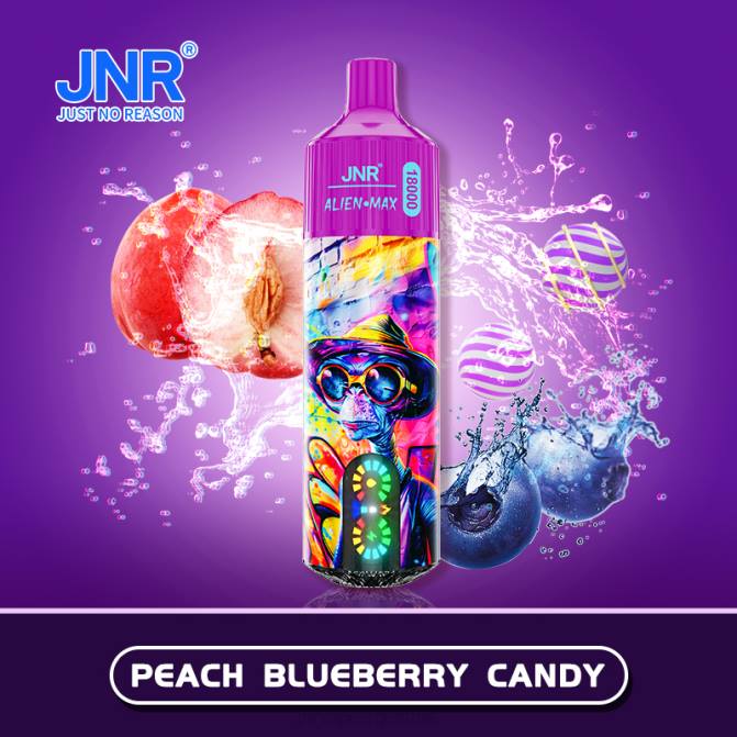 JNR ALIEN máximo - JNR Vape Flavours TZ4T38 caramelo de durazno y arándanos