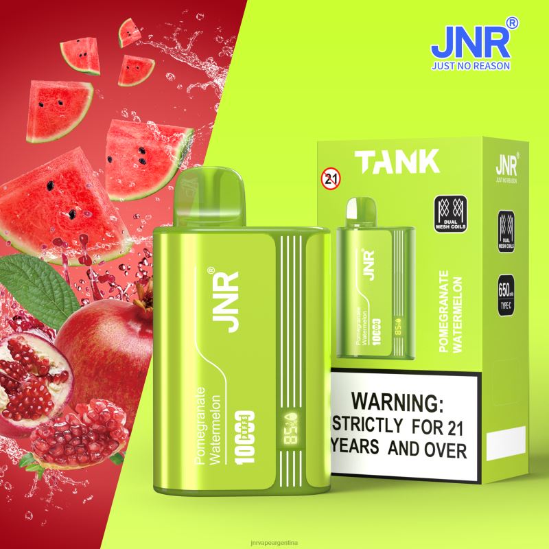 JNR Vape Review | sandía granada tanque jnr R08PX34